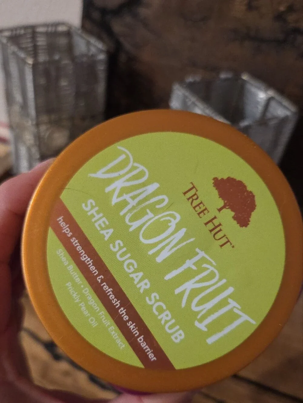Tree Hut Dragon Fruit Shea Sugar Scrub - Vibrant Pink Exfoliant